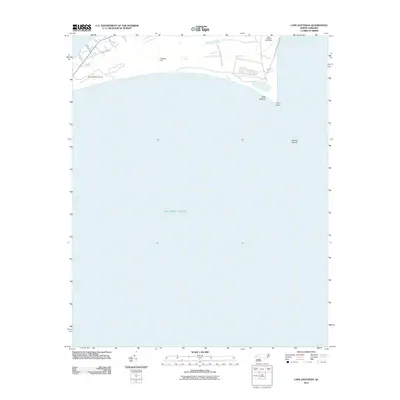 2011 Map of Cape Hatteras, 2011 Print