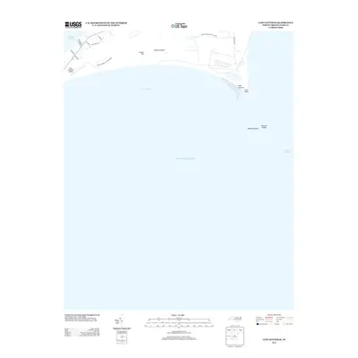 2013 Map of Cape Hatteras, 2013 Print