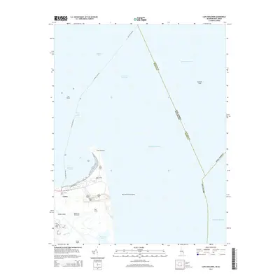 2014 Map of Cape Henlopen, 2014 Print