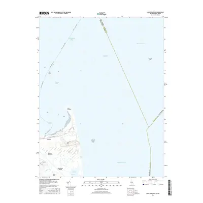 2016 Map of Cape Henlopen, 2016 Print