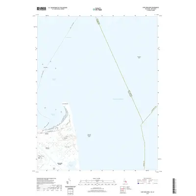 2019 Map of Cape Henlopen, 2019 Print