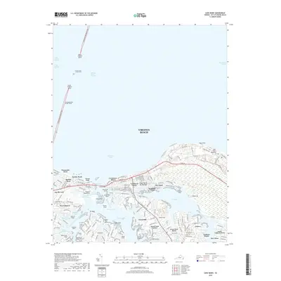 2019 Map of Cape Henry, 2019 Print