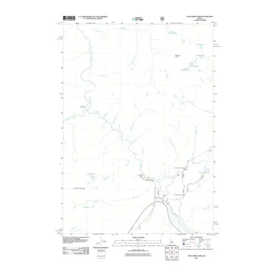 2011 Map of Cape Horn Lakes, 2011 Print