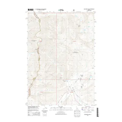 2013 Map of Cape Horn Lakes, 2013 Print