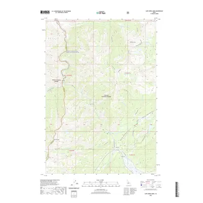 2020 Map of Cape Horn Lakes, 2020 Print