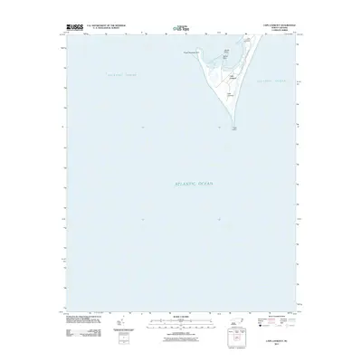 2011 Map of Cape Lookout, 2011 Print