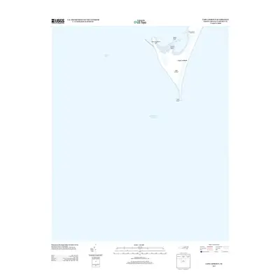 2013 Map of Cape Lookout, 2013 Print