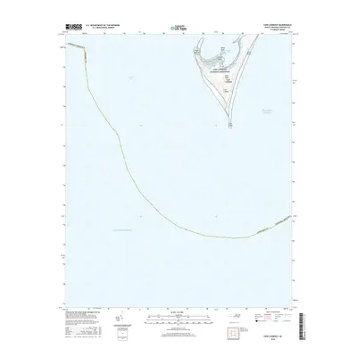 2016 Map of Cape Lookout, 2016 Print