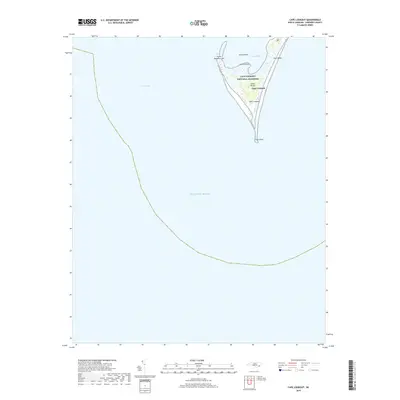 2019 Map of Cape Lookout, 2019 Print