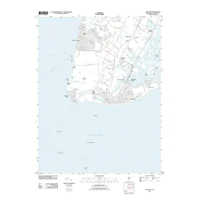 2011 Map of Cape May, 2011 Print