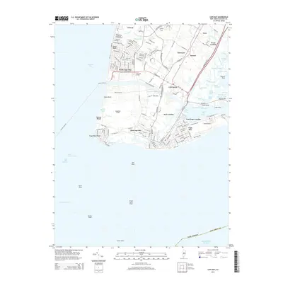 2014 Map of Cape May, 2014 Print