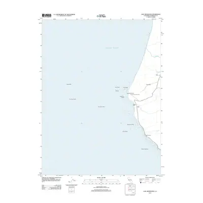 2012 Map of Cape Mendocino, 2012 Print