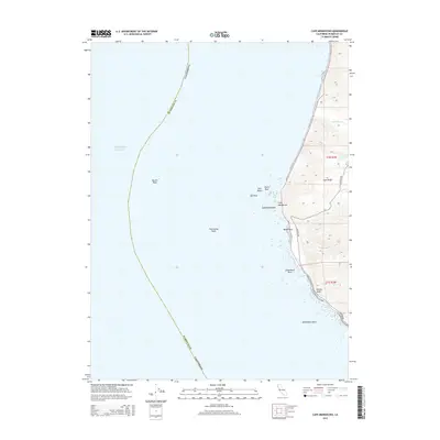 2015 Map of Cape Mendocino, 2015 Print