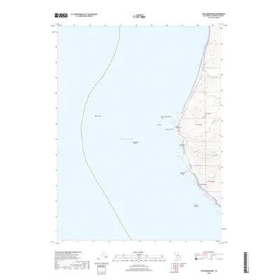 2018 Map of Cape Mendocino, 2018 Print