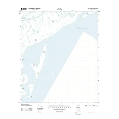 2011 Map of Cape Romain, 2011 Print
