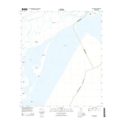 2014 Map of Cape Romain, 2014 Print