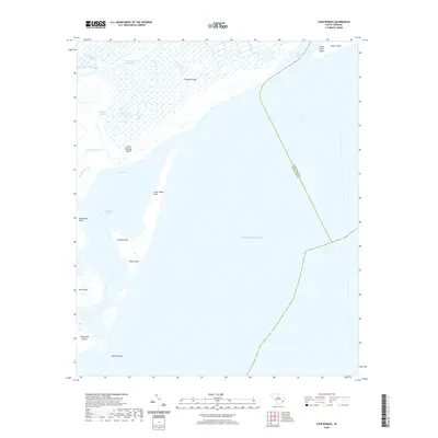 2020 Map of Cape Romain, 2020 Print