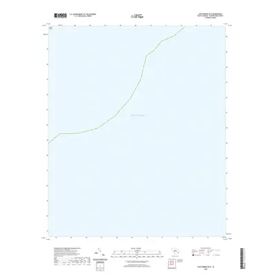 2020 Map of Cape Romain OE E, 2020 Print