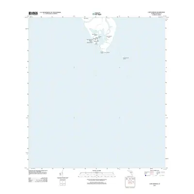 2012 Map of Cape Romano, 2012 Print