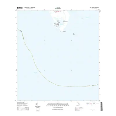 2015 Map of Cape Romano, 2015 Print