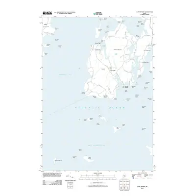 2011 Map of Cape Rosier, 2011 Print
