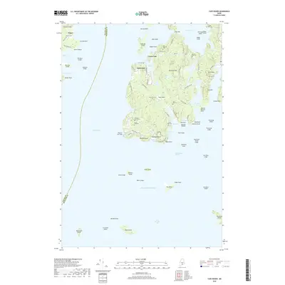 2018 Map of Cape Rosier, 2018 Print