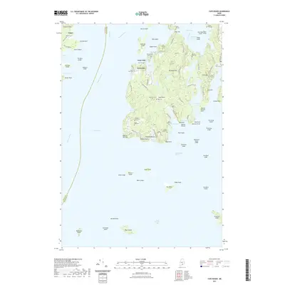 2021 Map of Cape Rosier, 2021 Print