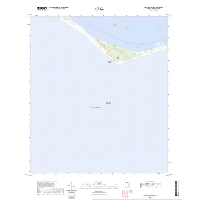 2024 Map of Cape Saint George, 2024 Print