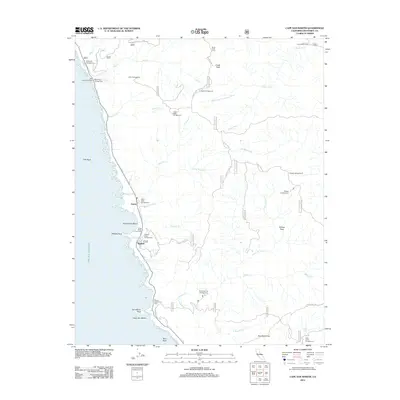 2012 Map of Cape San Martin, 2012 Print