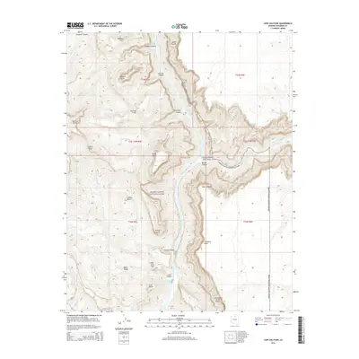 2014 Map of Cape Solitude, 2014 Print