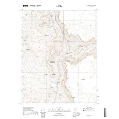 2018 Map of Cape Solitude, 2018 Print
