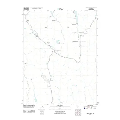 2012 Map of Capell Valley, 2012 Print