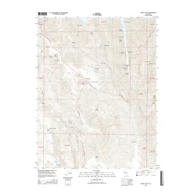 2015 Map of Capell Valley, 2015 Print