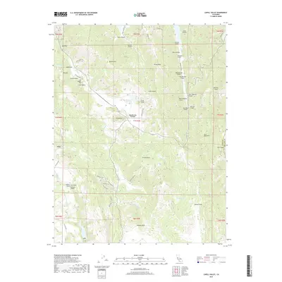 2018 Map of Capell Valley, 2018 Print
