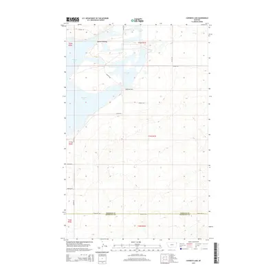 2014 Map of Capeneys Lake, 2014 Print