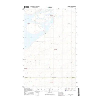 2017 Map of Capeneys Lake, 2017 Print