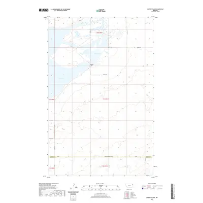 2020 Map of Capeneys Lake, 2020 Print