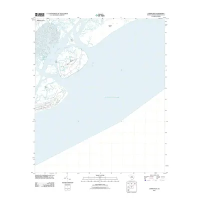 2011 Map of Capers Inlet, 2011 Print