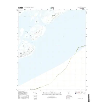 2017 Map of Capers Inlet, 2017 Print