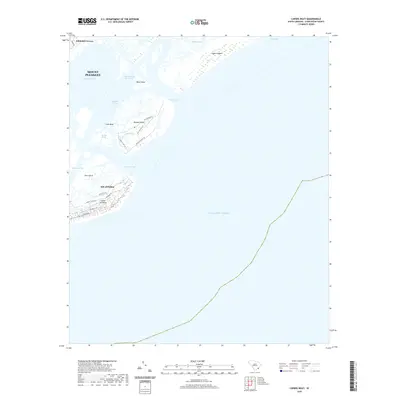 2020 Map of Capers Inlet, 2020 Print