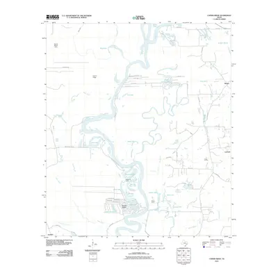 2010 Map of Capers Ridge, 2010 Print