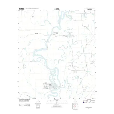 2013 Map of Capers Ridge, 2013 Print