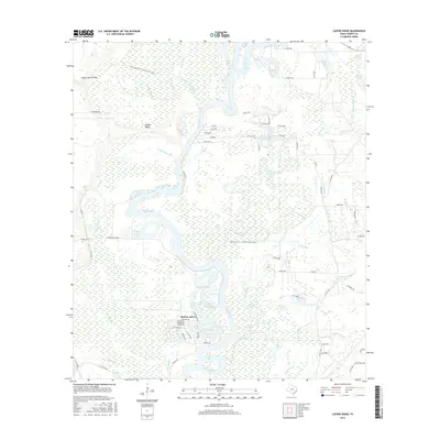 2016 Map of Capers Ridge, 2016 Print