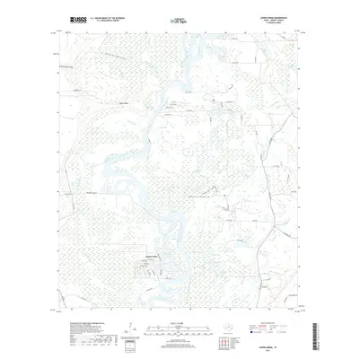 2019 Map of Capers Ridge, 2019 Print