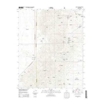 2013 Map of Capilla Peak, 2013 Print