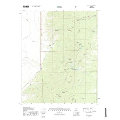 2020 Map of Capilla Peak, 2020 Print