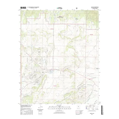 2017 Map of Capitan, 2017 Print