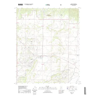2020 Map of Capitan, 2020 Print