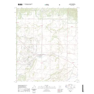 2023 Map of Capitan, 2023 Print