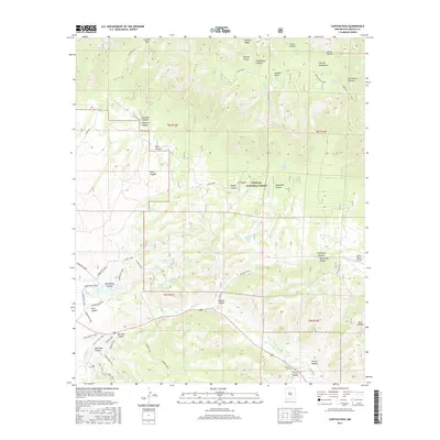 2017 Map of Capitan Pass, 2017 Print